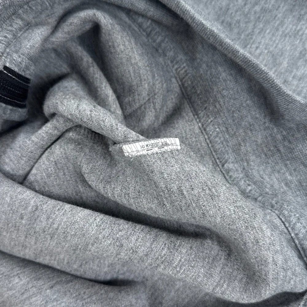 Polo Ralph Lauren Mens Hoodie Large Grey Full Zip Pony Logo Streetwear Classic